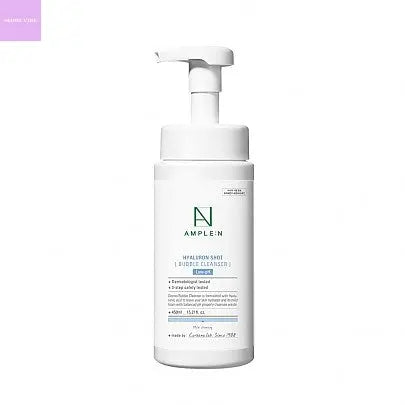 [AMPLE:N] Hyaluronshot Bubble Cleanser 450ml seoul vibe