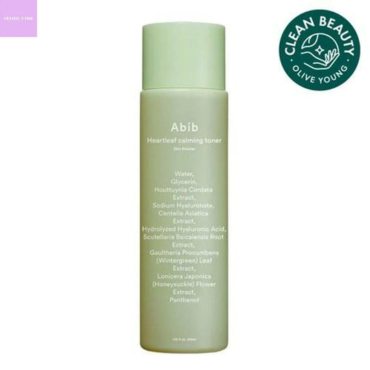 [Abib] HEARTLEAF CALMING TONER SKIN BOOSTER seoul vibe