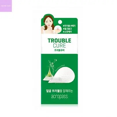 [Acropass] Trouble Cure (skin cleanser 6ea+trouble cure 6 patches) seoul vibe