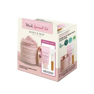 Mary&May - Vegan Rose Hyaluronic Mask Special Set