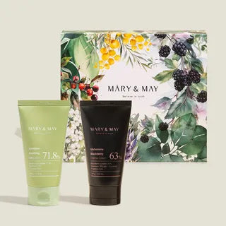 Mary&May - Soothing Gel Cream + Idebenone Blackberry Cream Duo Set