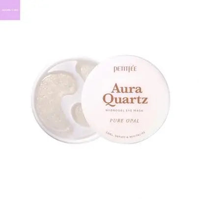 [PETITFEE] Aura Quartz Hydrogel Eye Mask – Pure Opal (40pcs) Seoul Vibe