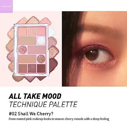 [Peripera]   All Take Mood Technique Palette - Seoul Vibe