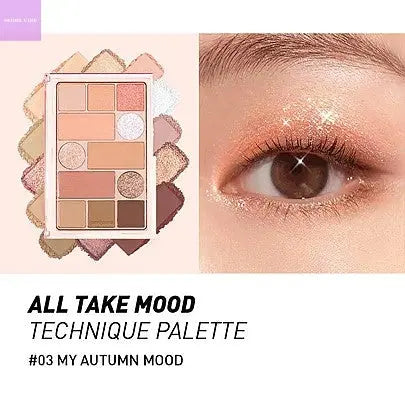 [Peripera]   All Take Mood Technique Palette - Seoul Vibe