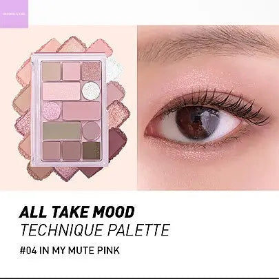 [Peripera]   All Take Mood Technique Palette - Seoul Vibe