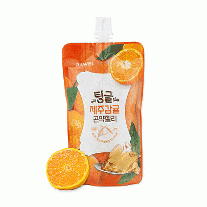 [Rawel] Konjac Jelly Jeju Tangerine 130g Hanul Hanbok