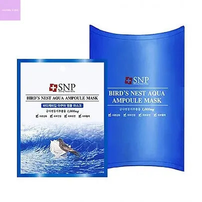 [SNP]   Bird's Nest Aqua Ampoule Mask (10ea) Hanul Hanbok