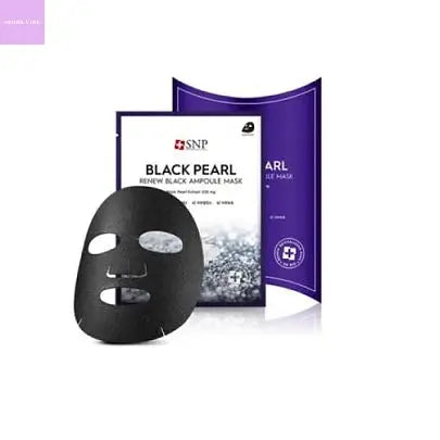 [SNP] Black Pearl RENEW Black Ampoule Mask (10pcs) [2020 Hanul Hanbok