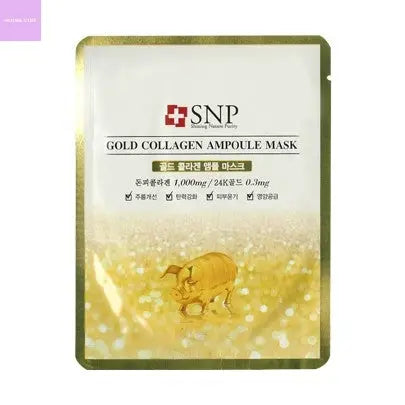 [SNP] Gold Collagen Ampoule Mask 25ml 1ea Hanul Hanbok