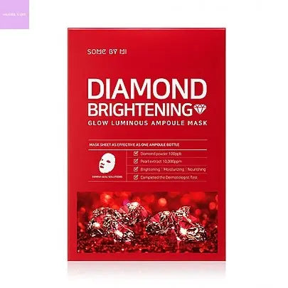 [SOME BY MI] Diamond Brightening Calming Glow Luminous Ampoule Mask (10ea) Seoul Vibe