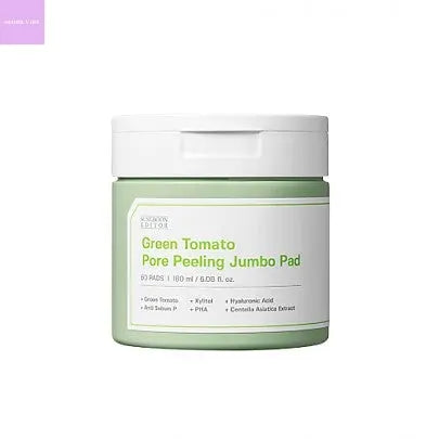 [SUNGBOON EDITOR] Green Tomato Pore Peeling Jumbo Pad 180ml (60pads) Hanul Hanbok