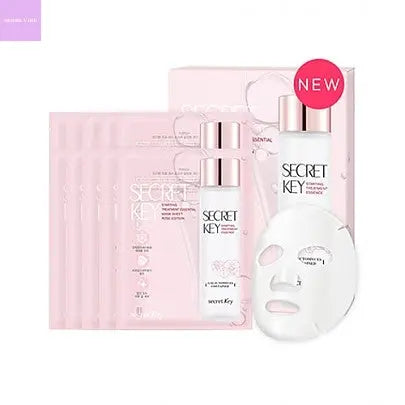 [Secret Key] Rose Edition Starting Treatment Essential Mask Sheet (10ea) Hanul Hanbok