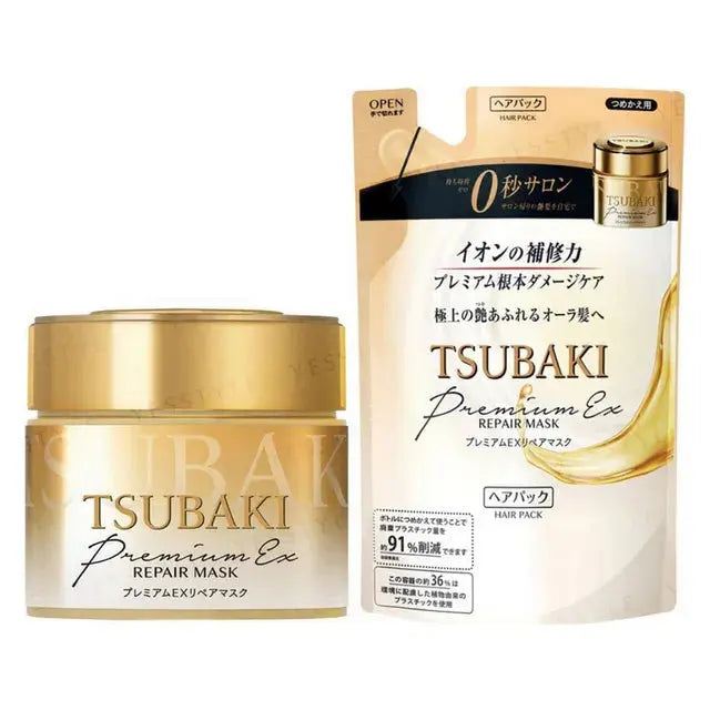 Shiseido - Tsubaki Premium EX Repair Hair Mask 180g seoul vibe