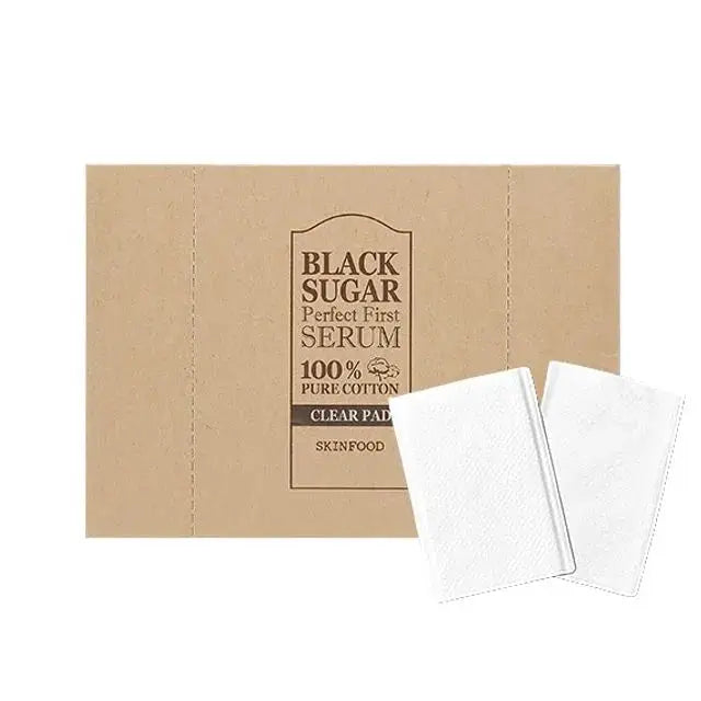 [Skinfood] BLACK SUGAR PERFECT FIRST SERUM 100% PURE COTTON seoul vibe