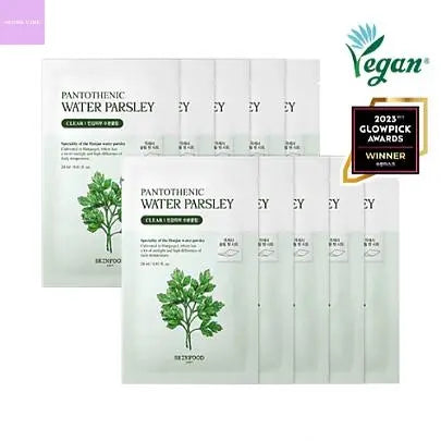 [Skinfood] Pantothenic Water Parsley Mask (10ea) Seoul Vibe