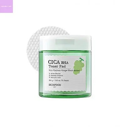 [Skinfood] Shine Muscat Cica BHA Toner Pad 70ea Seoul Vibe