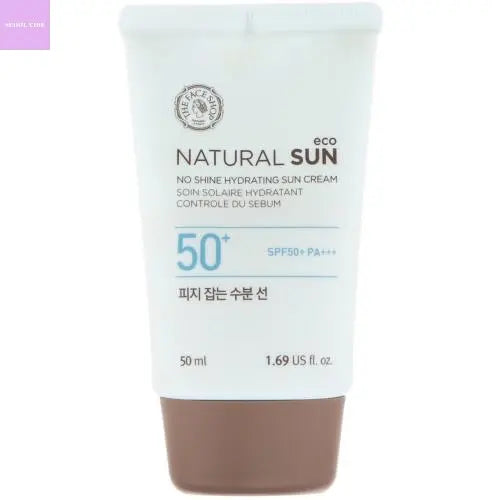 [THEFACESHOP] Natural sun eco no shine hydrating sun cream SPF50+ seoul vibe