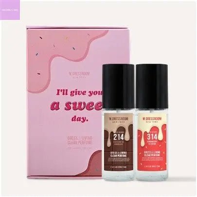 [W.DRESSROOM] Dress&Living Clear Perfume GIFT SET (No.214 Hazelnut In Chocolate 70ml + No.314 Strawberry) seoul vibe