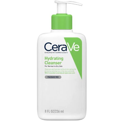 CeraVe - Hydrating Cream-To-Foam Cleanser For Normal To Dry Skin